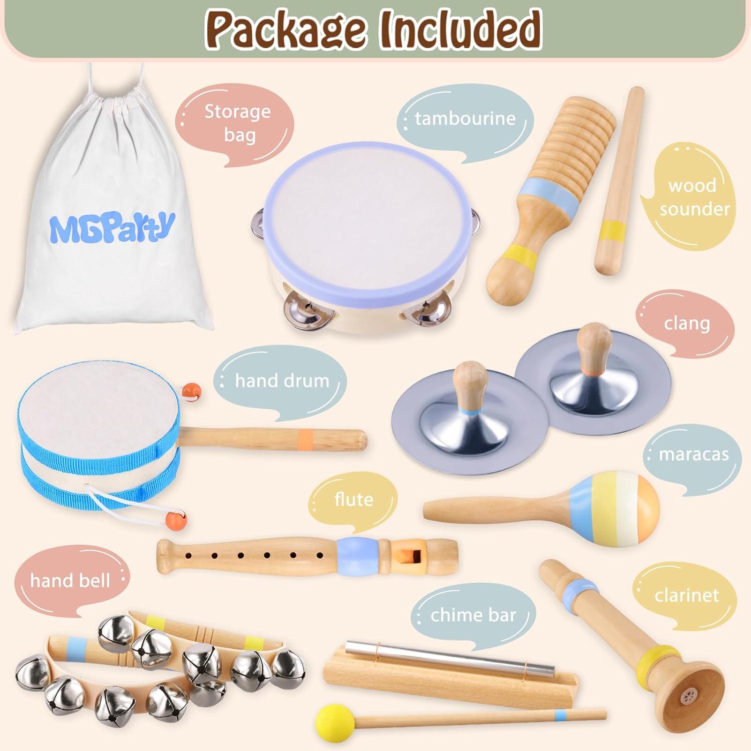Set de Instrumentos Musicales Montessori Innowis para Bebés