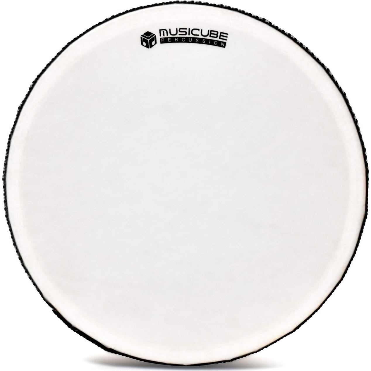 Tambor de Mano MUSICUBE 25.4 cm Madera Natural Educativo