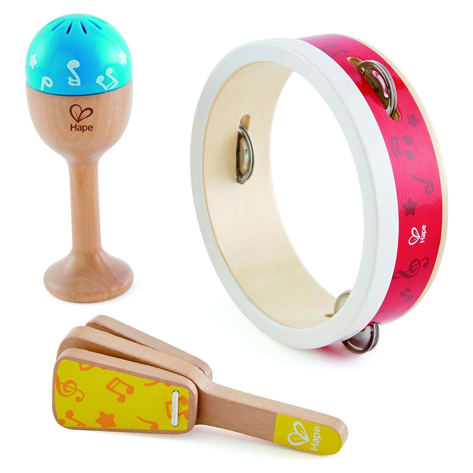 Conjunto de Percusión Hape Junior 3 Piezas para Niños