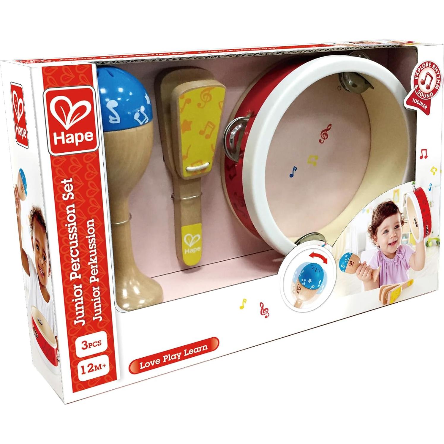 Conjunto de Percusión Hape Junior 3 Piezas para Niños