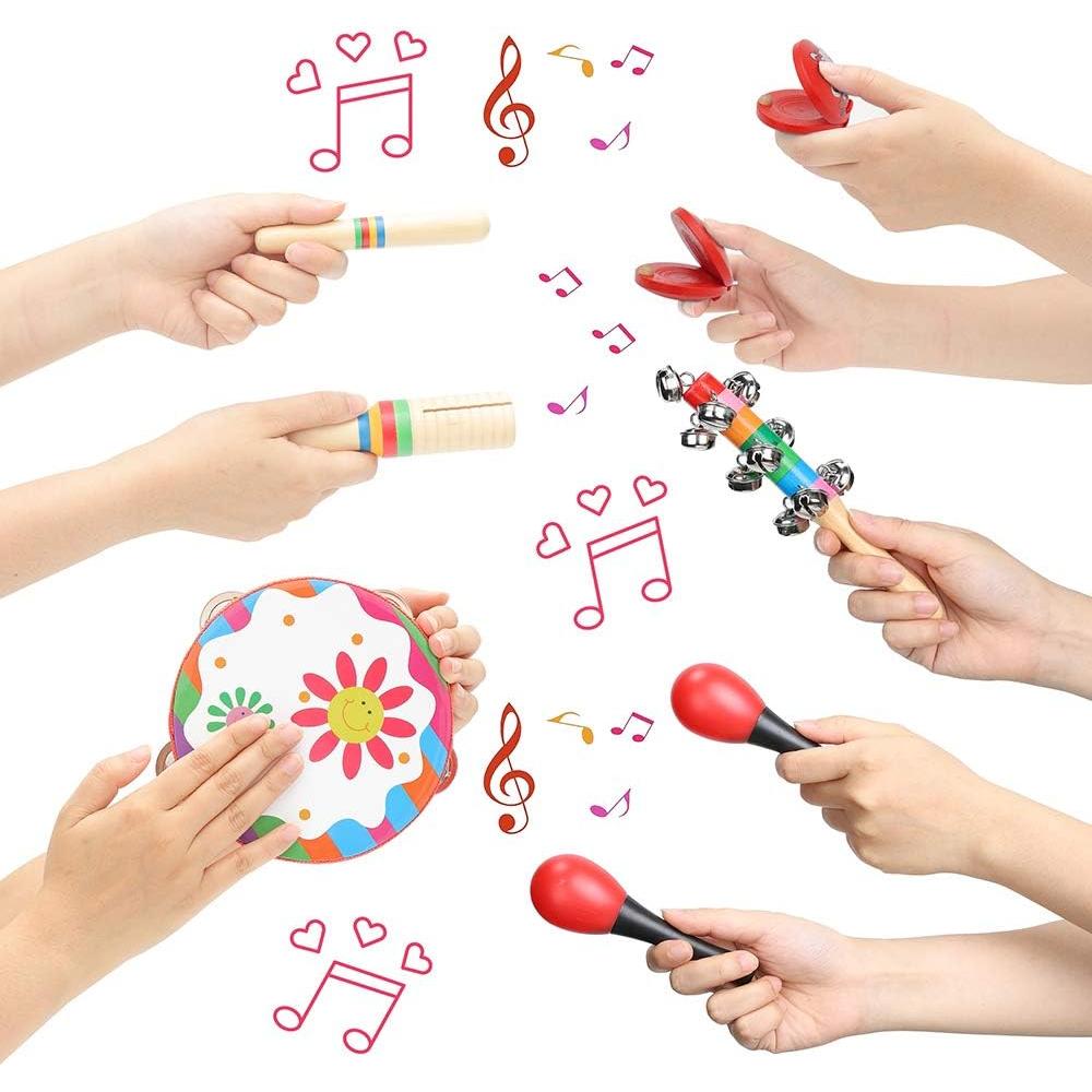 Juego de Instrumentos Musicales Musfunny para Niños - 12 Piezas