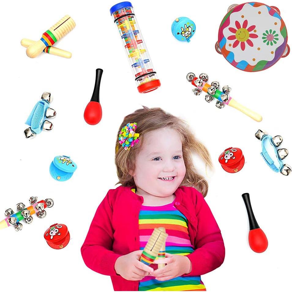 Juego de Instrumentos Musicales Musfunny para Niños - 12 Piezas