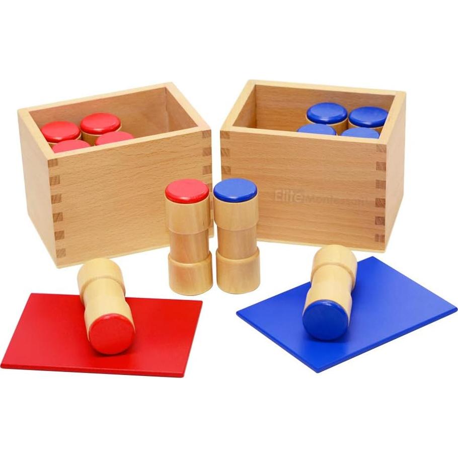 Cajas de Sonido Elite Montessori - 12 Cilindros de Madera