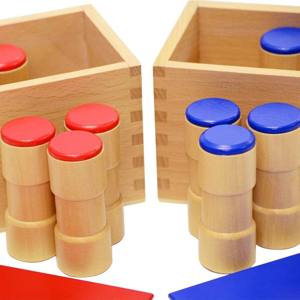 Cajas de Sonido Elite Montessori - 12 Cilindros de Madera