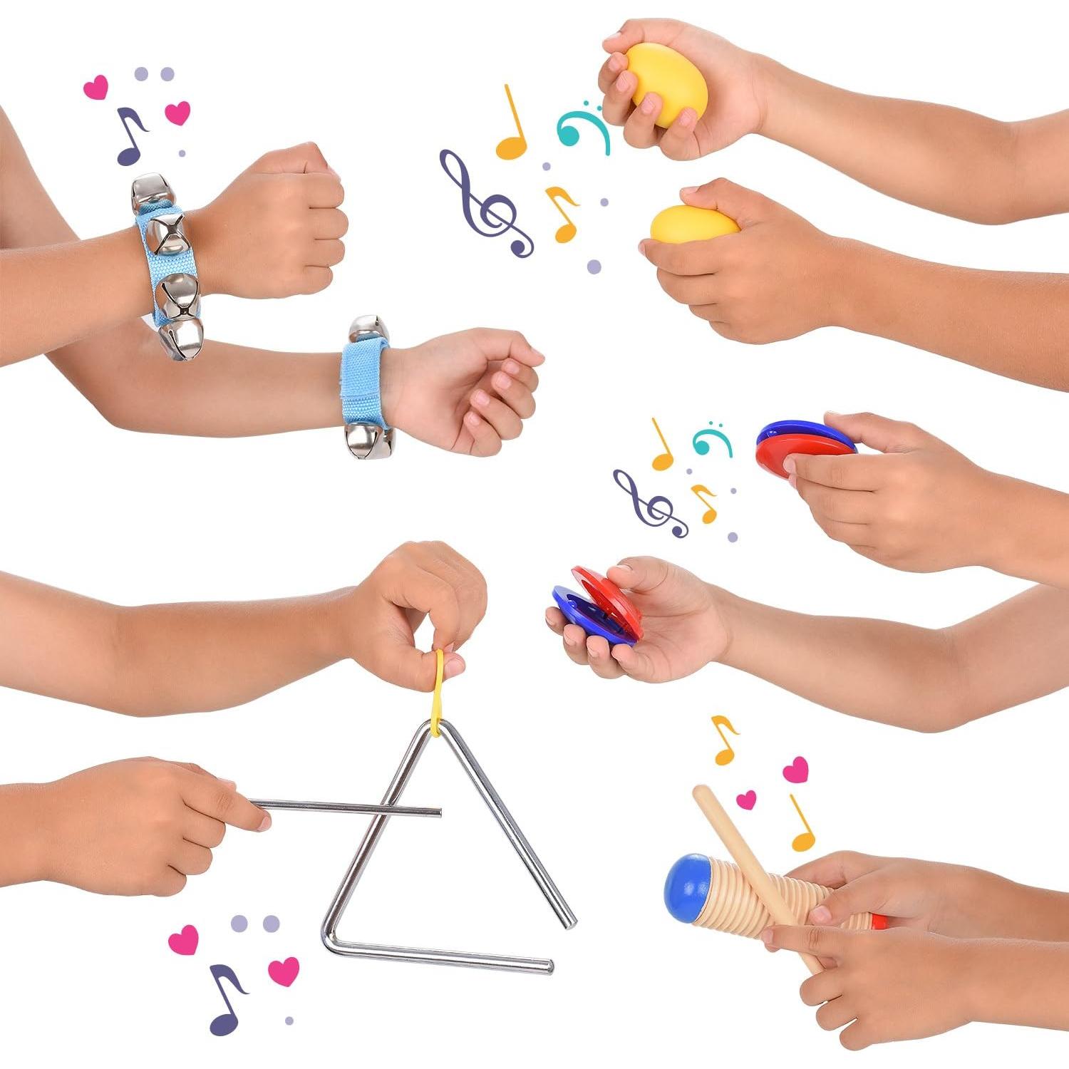 Juego de Percusión Educativa BritenWay - 21 Piezas para Niños