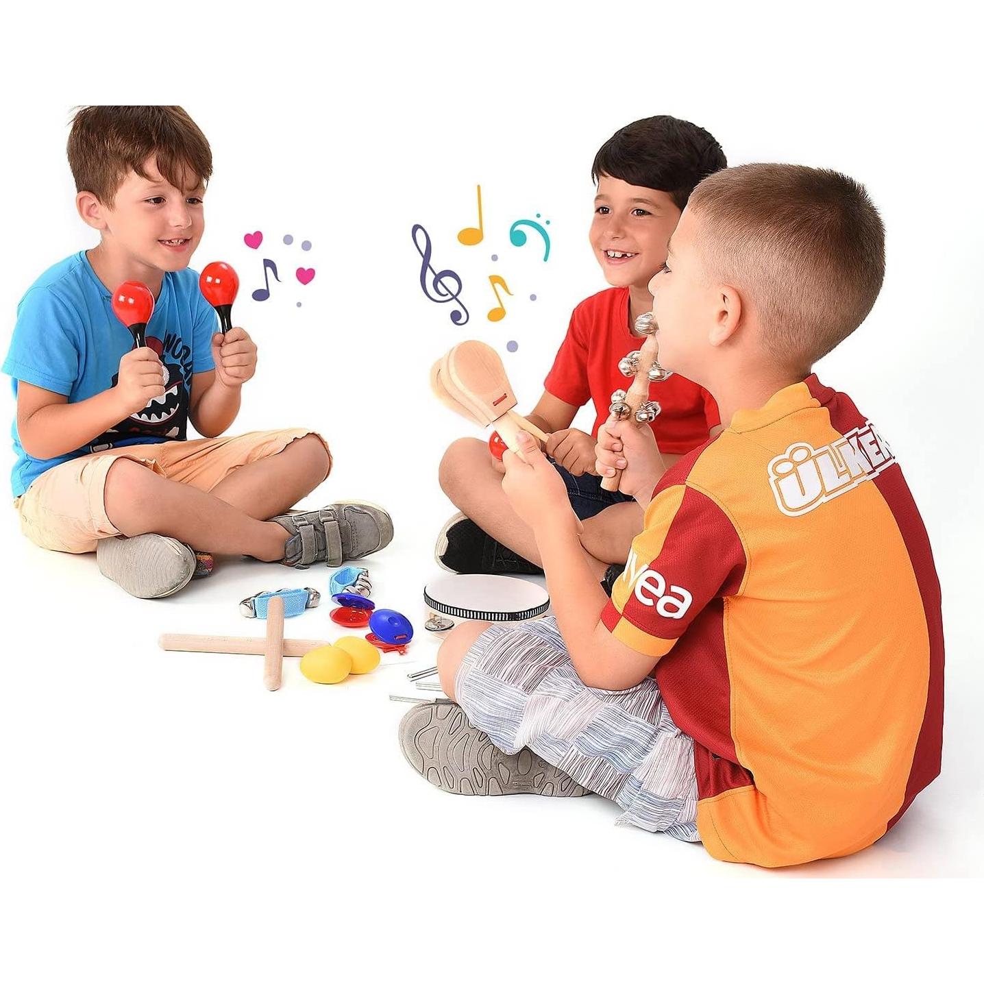 Juego de Percusión Educativa BritenWay - 21 Piezas para Niños