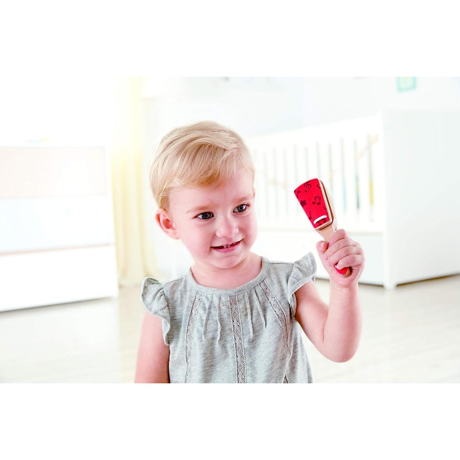 Juego de Instrumentos Musicales de Madera Hape - Clapper y Guiro