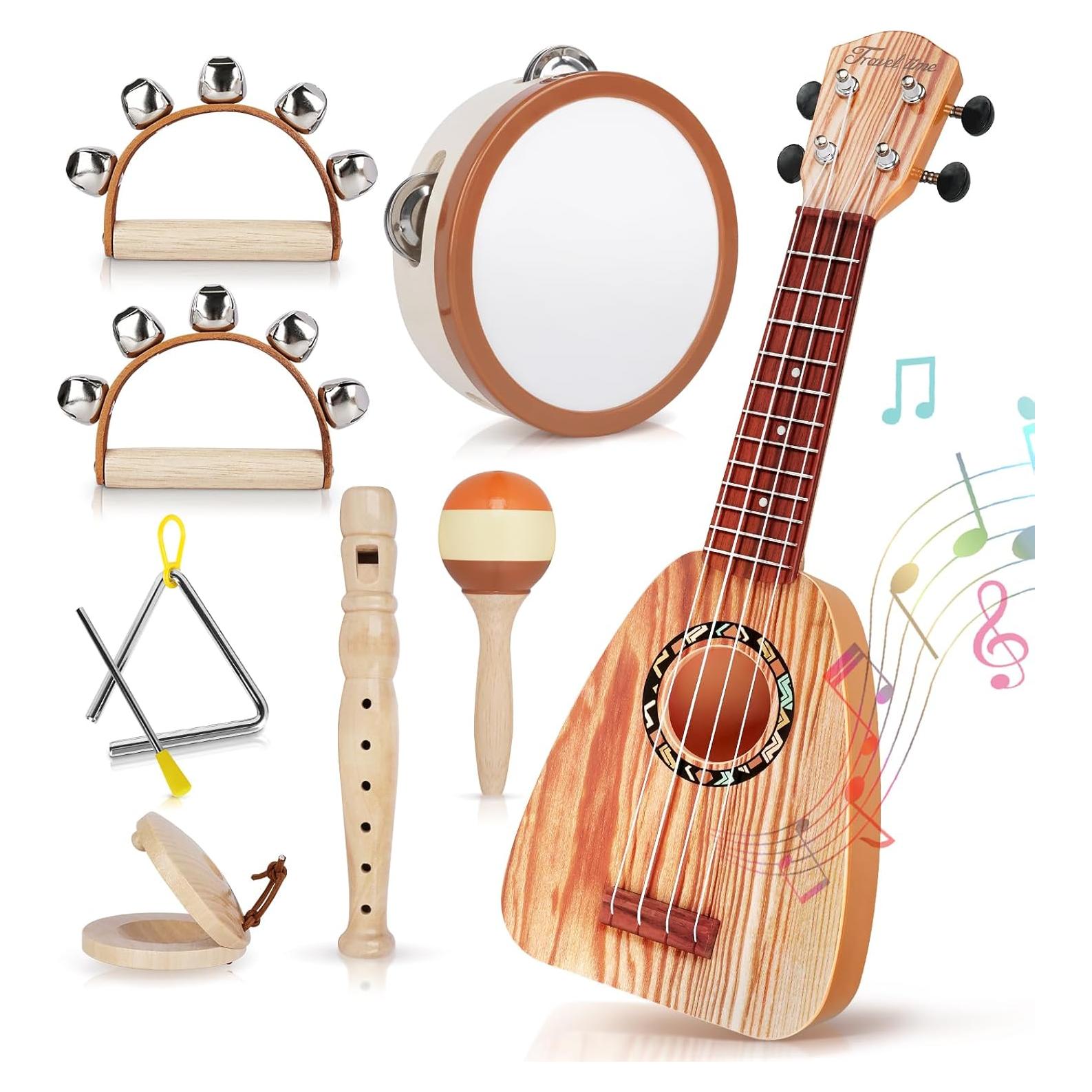 Juego de Juguetes Musicales Vanplay 7 Piezas para Niños