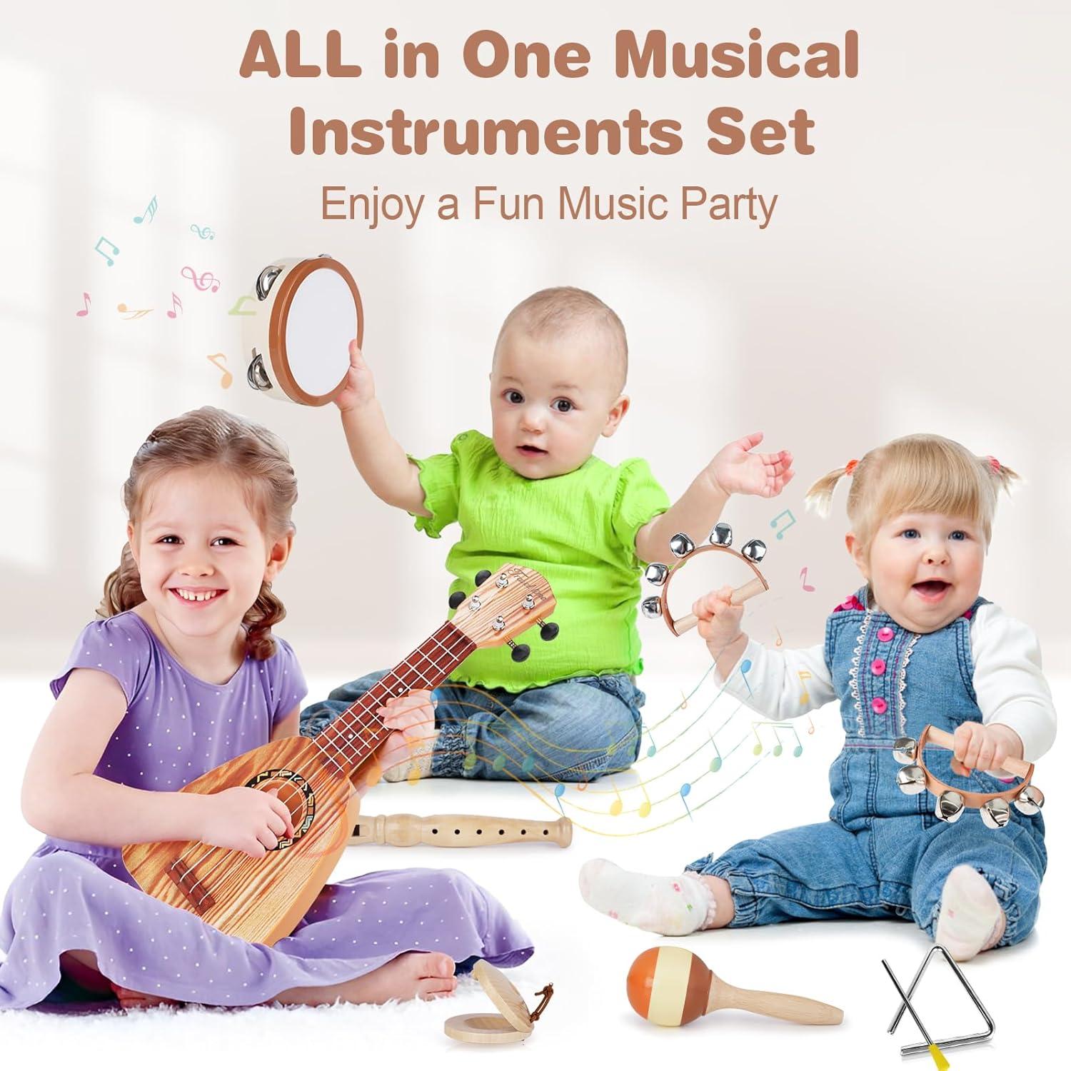 Juego de Juguetes Musicales Vanplay 7 Piezas para Niños