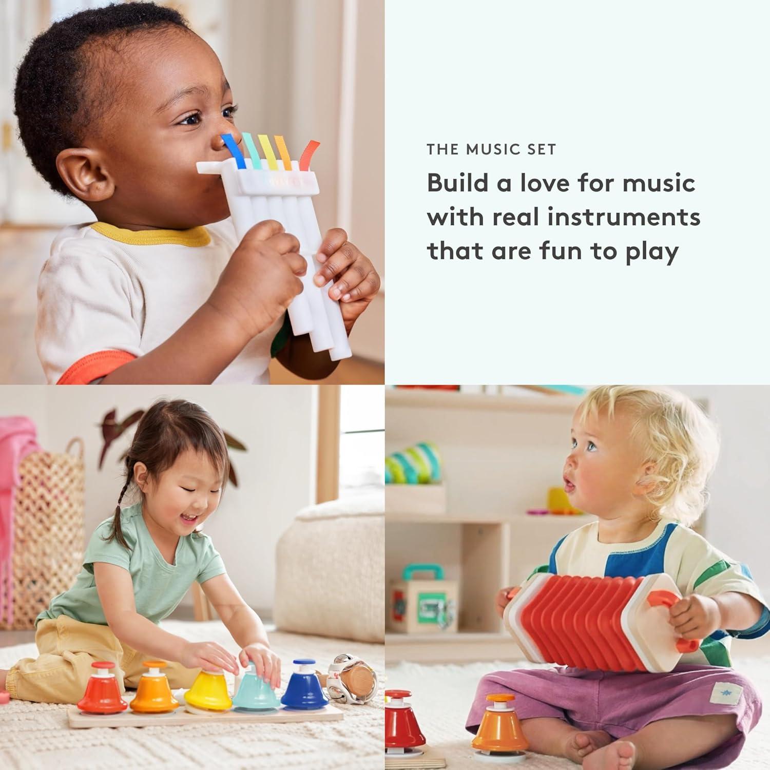 Conjunto Musical Lovevery | 6 Instrumentos Montessori | 18-48 Meses