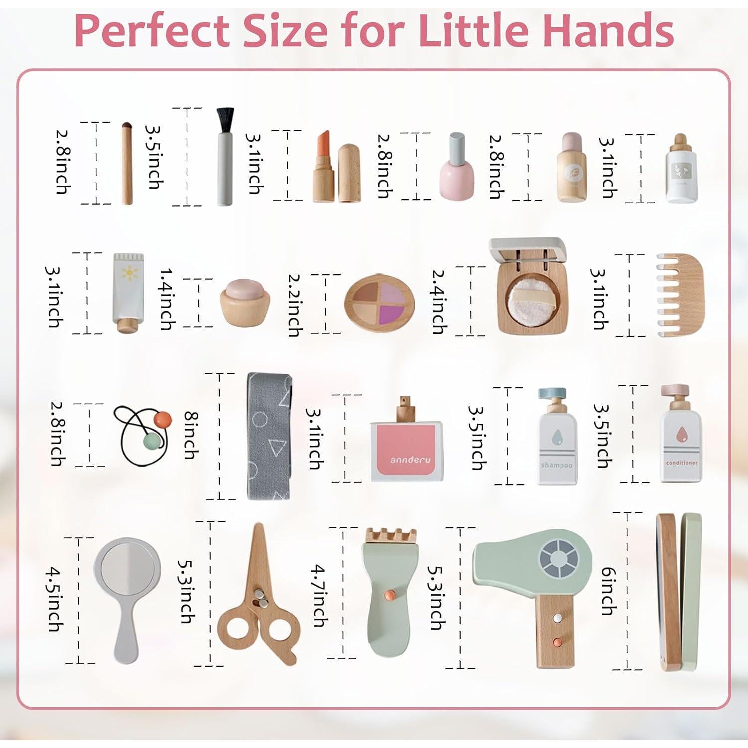 Juego de Imaginación Montessori para Niñas - Té y Maquillaje