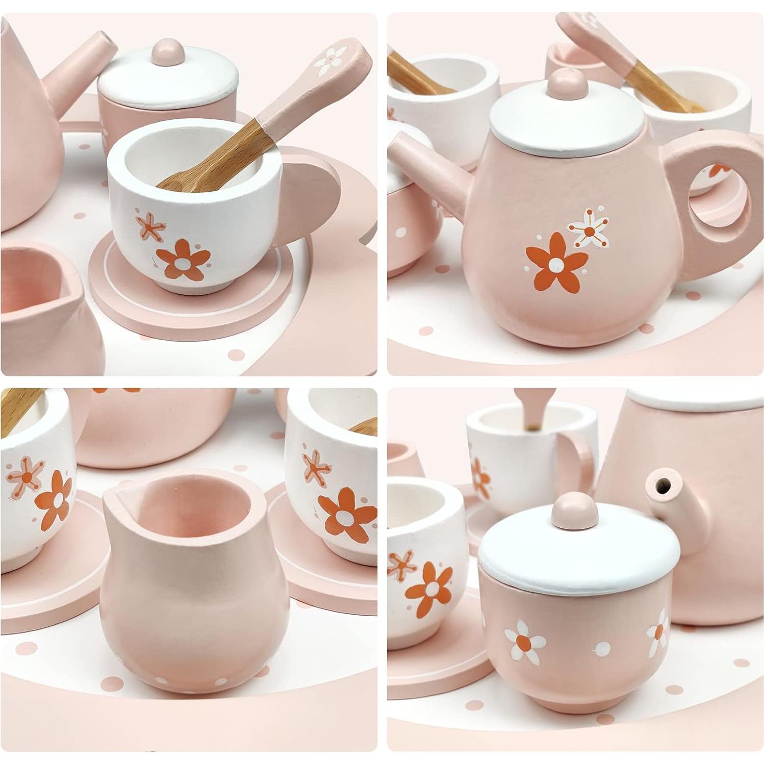 Set de Té de Madera para Niños 12 Piezas - Zhejiang Ruyishi