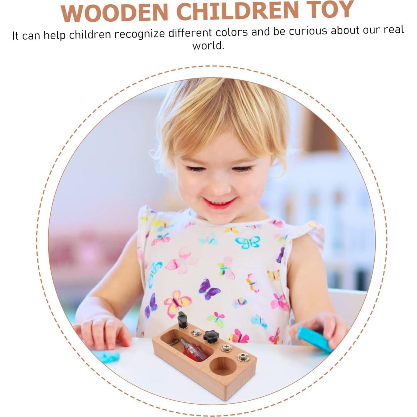 Tablero de Destornillador Educativo BESPORTBLE 15x7cm