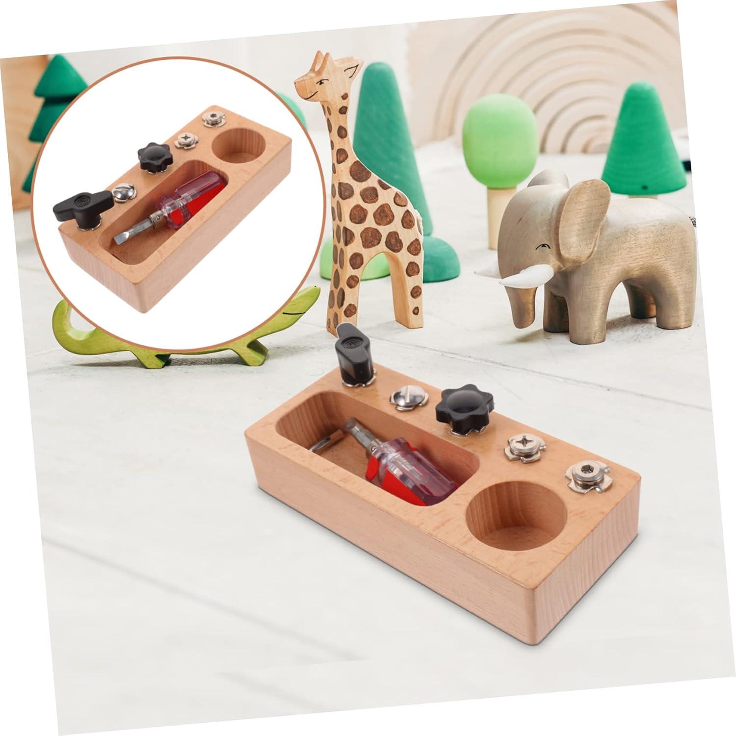 Tablero de Destornillador Educativo BESPORTBLE 15x7cm