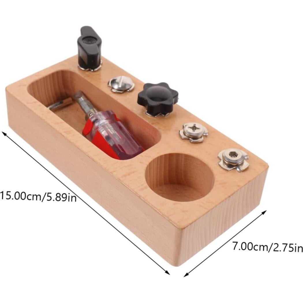 Tablero de Destornillador Educativo BESPORTBLE 15x7cm