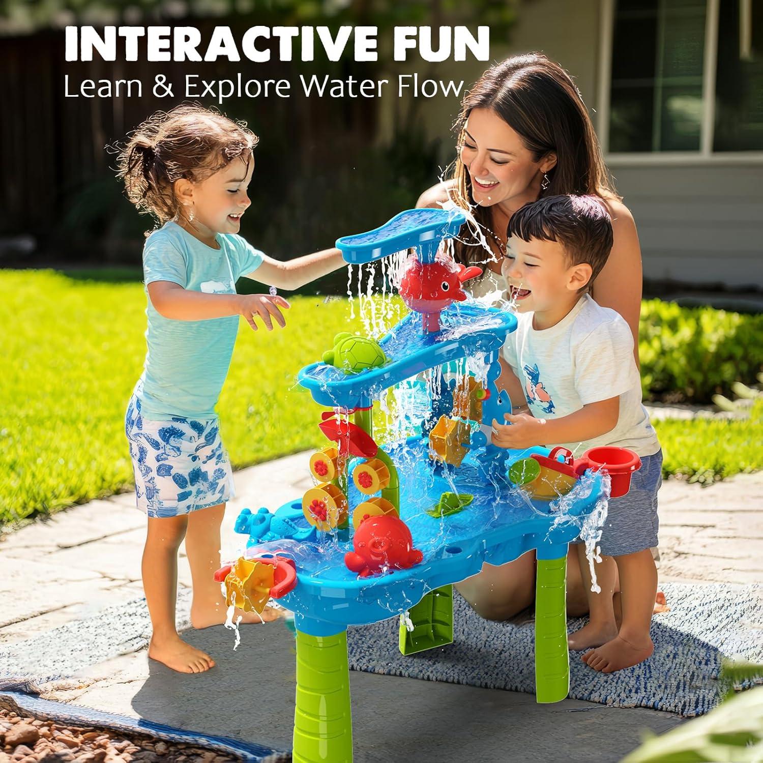 Mesa de Agua CozyBomB para Niños 3-5 Años, Juguete Sensorial