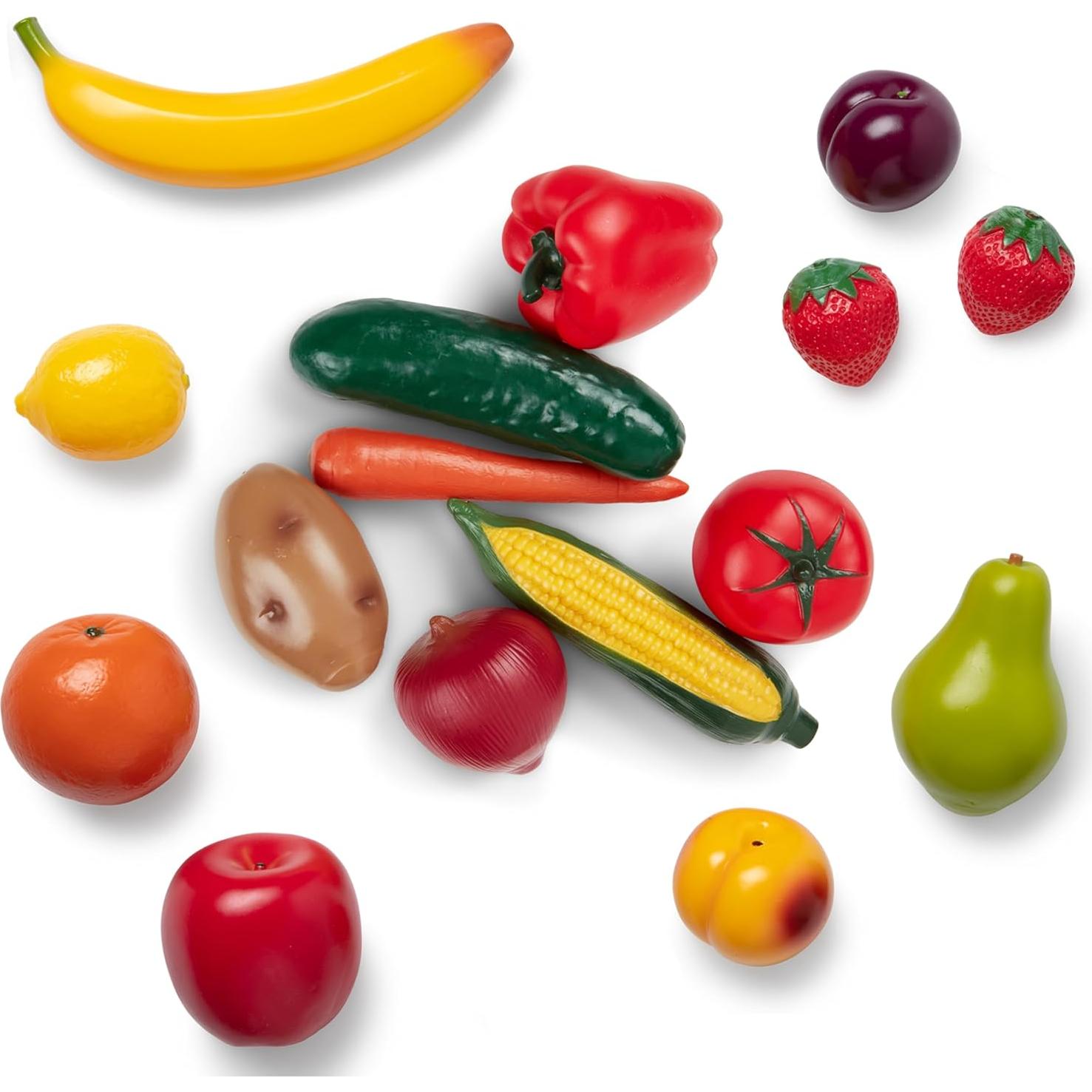 Juego de Frutas y Verduras Melissa & Doug - 16 Piezas Realistas