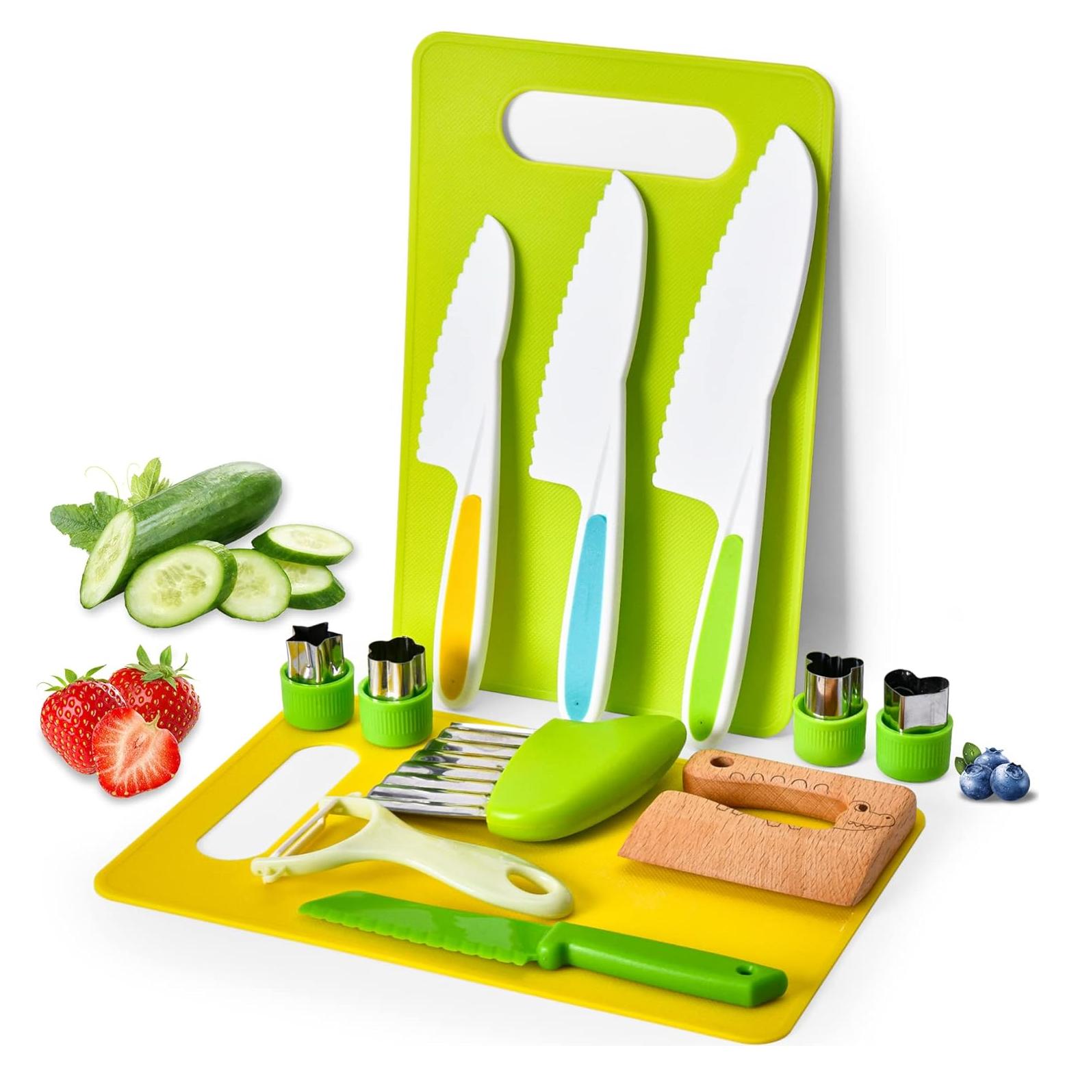 Set de Cuchillos Montessori para Niños Hilsoeet - 13 Piezas