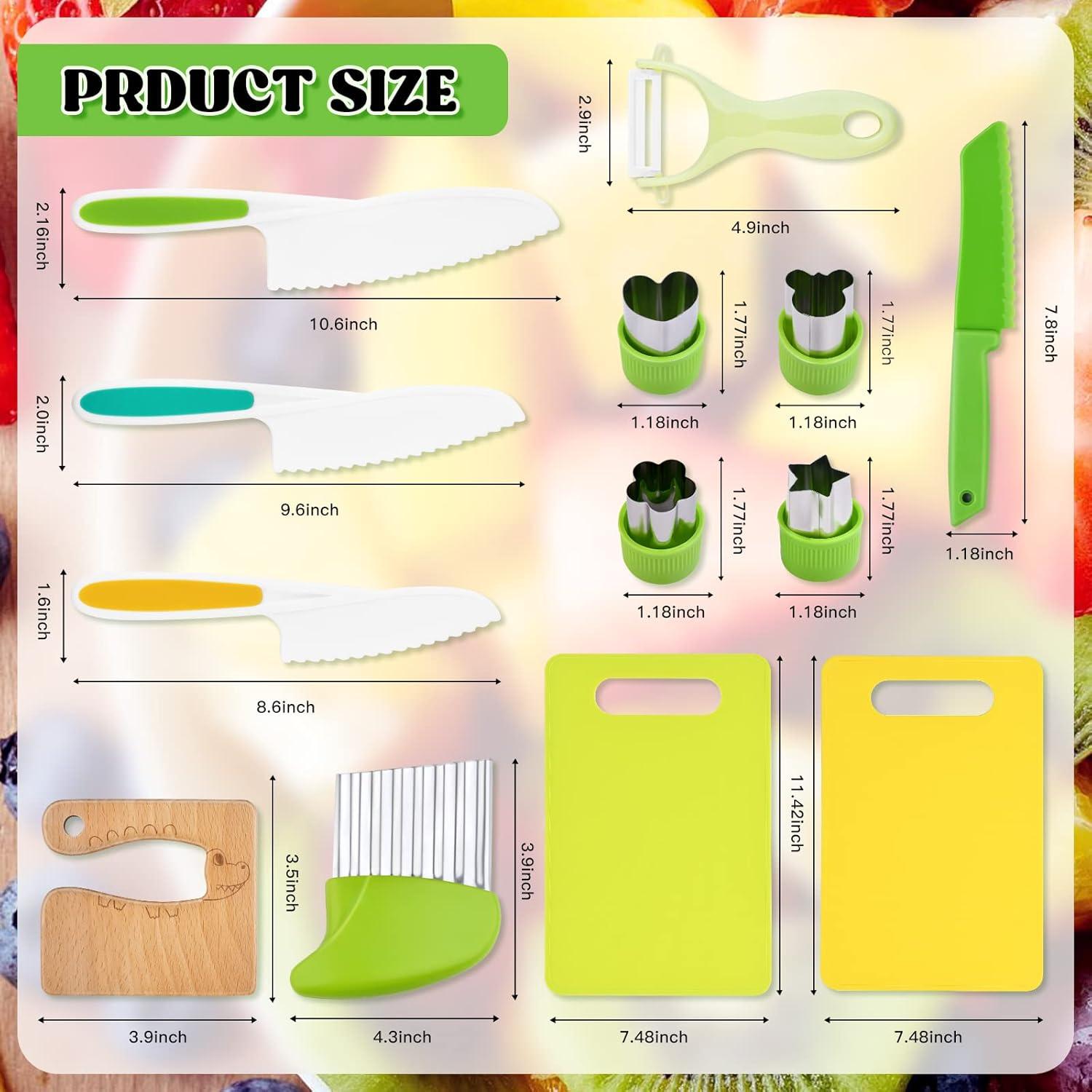 Set de Cuchillos Montessori para Niños Hilsoeet - 13 Piezas