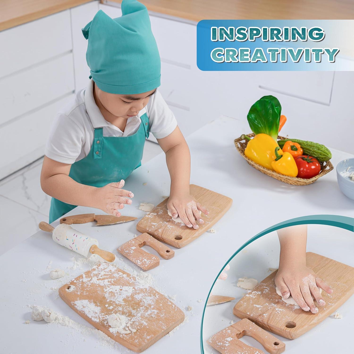 Juego de Cocina Montessori para Niños - 8 Herramientas Seguras