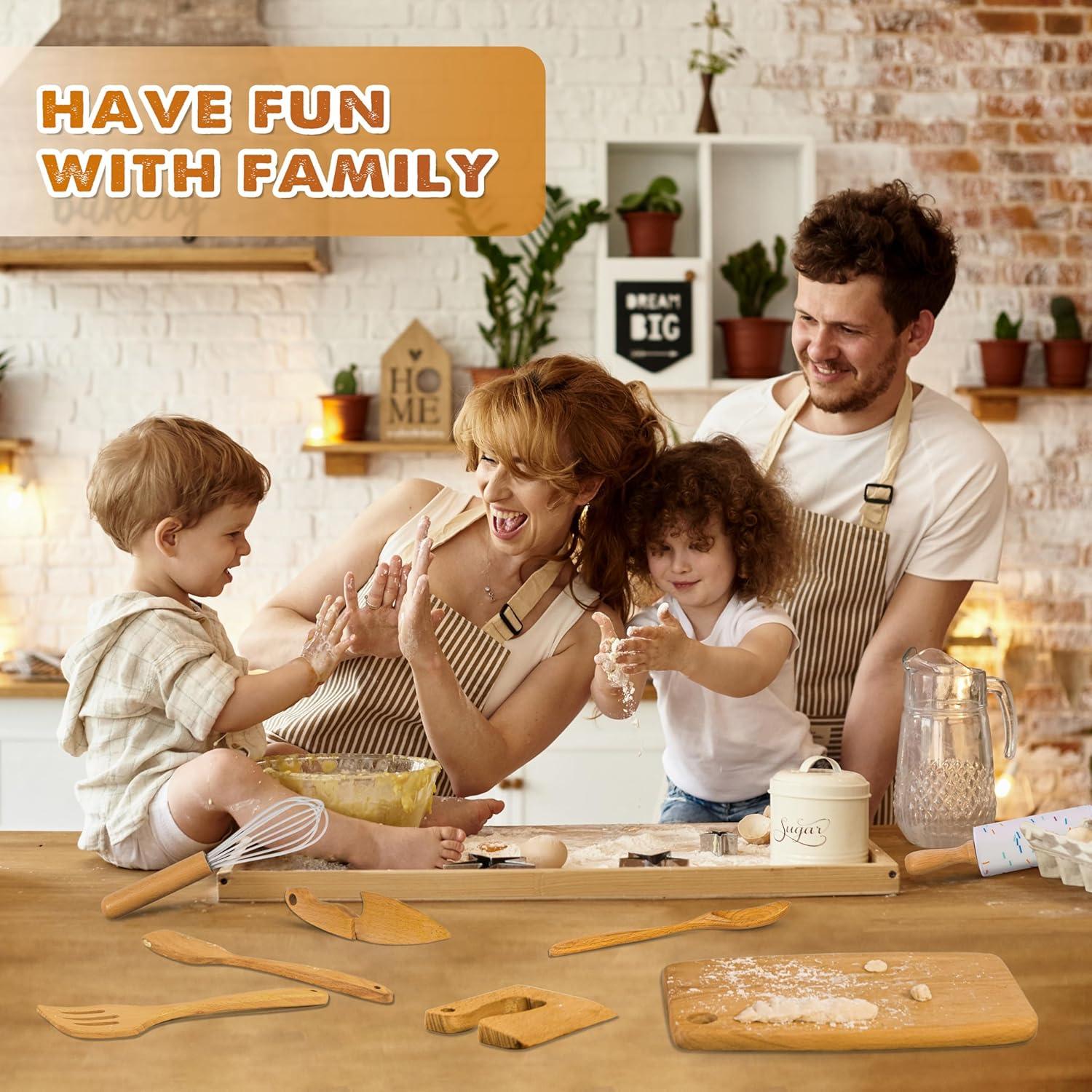 Juego de Cocina Montessori para Niños - 8 Herramientas Seguras