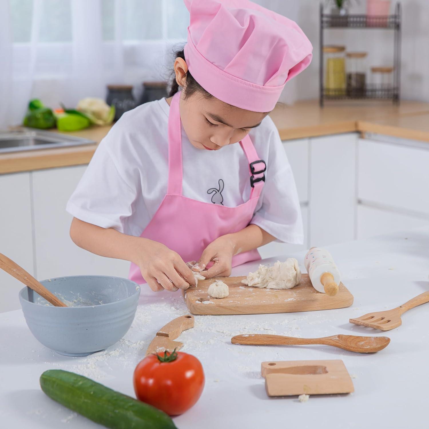 Juego de Cocina Montessori para Niños - 8 Herramientas Seguras
