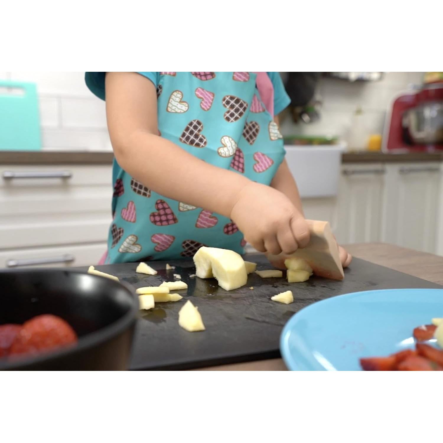 Cuchillo de Madera para Niños Bee9 - Herramienta de Cocina Montessori