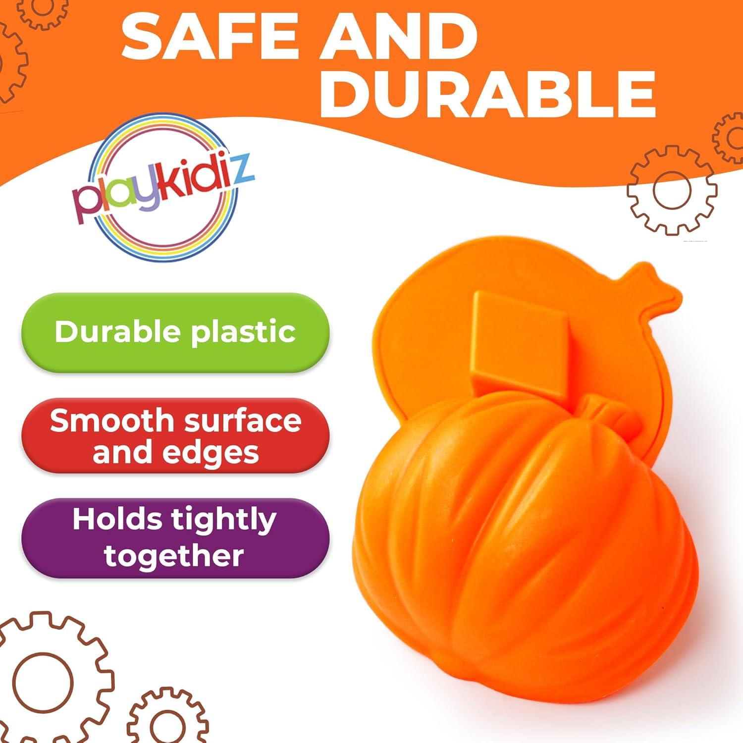 Juego de Frutas y Verduras Playkidiz - 12 Piezas Educativas