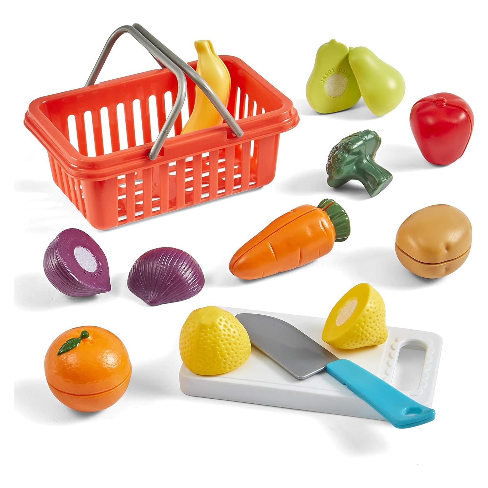 Juego de Cortar Frutas y Verduras Justo Como en Casa 12 Piezas