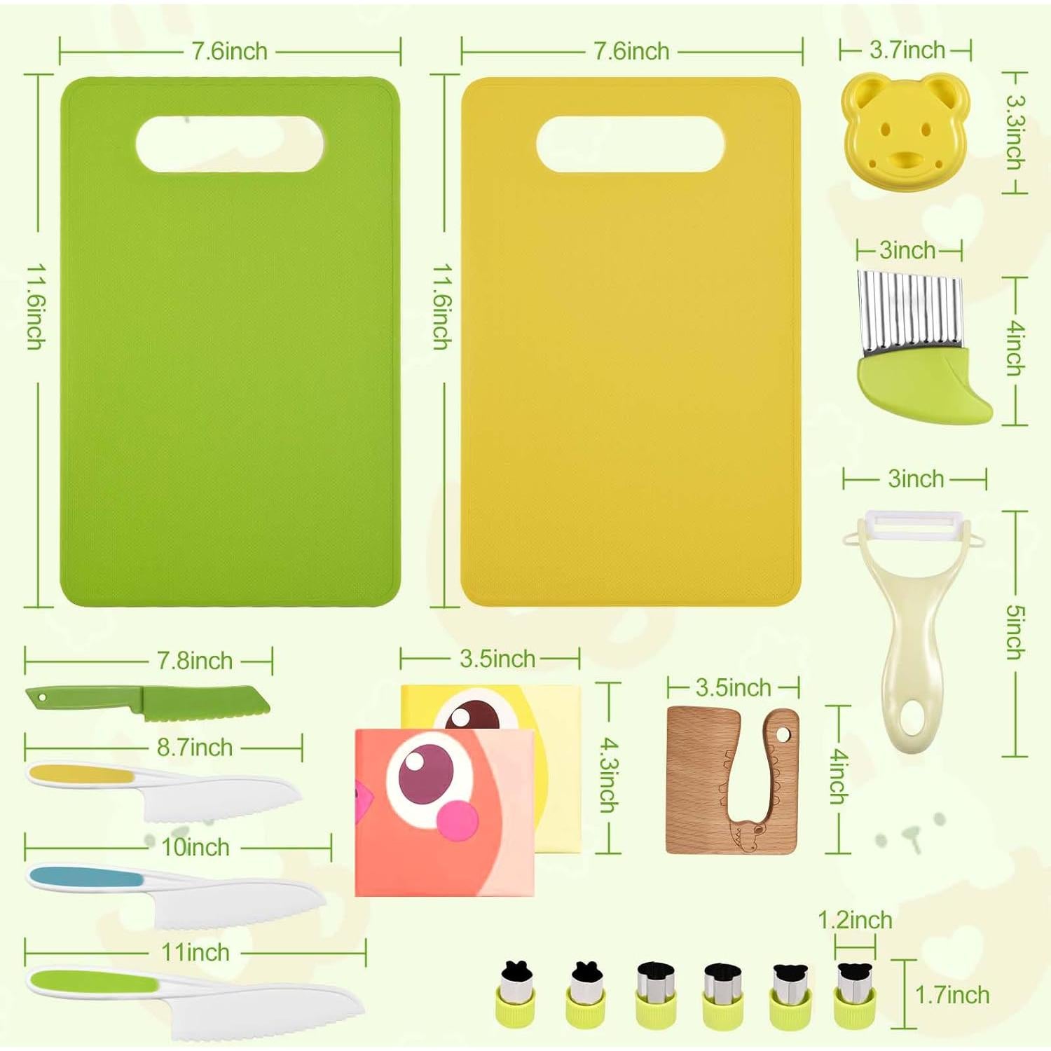 Set de Cocina Montessori 18 Piezas Acessorz para Niños