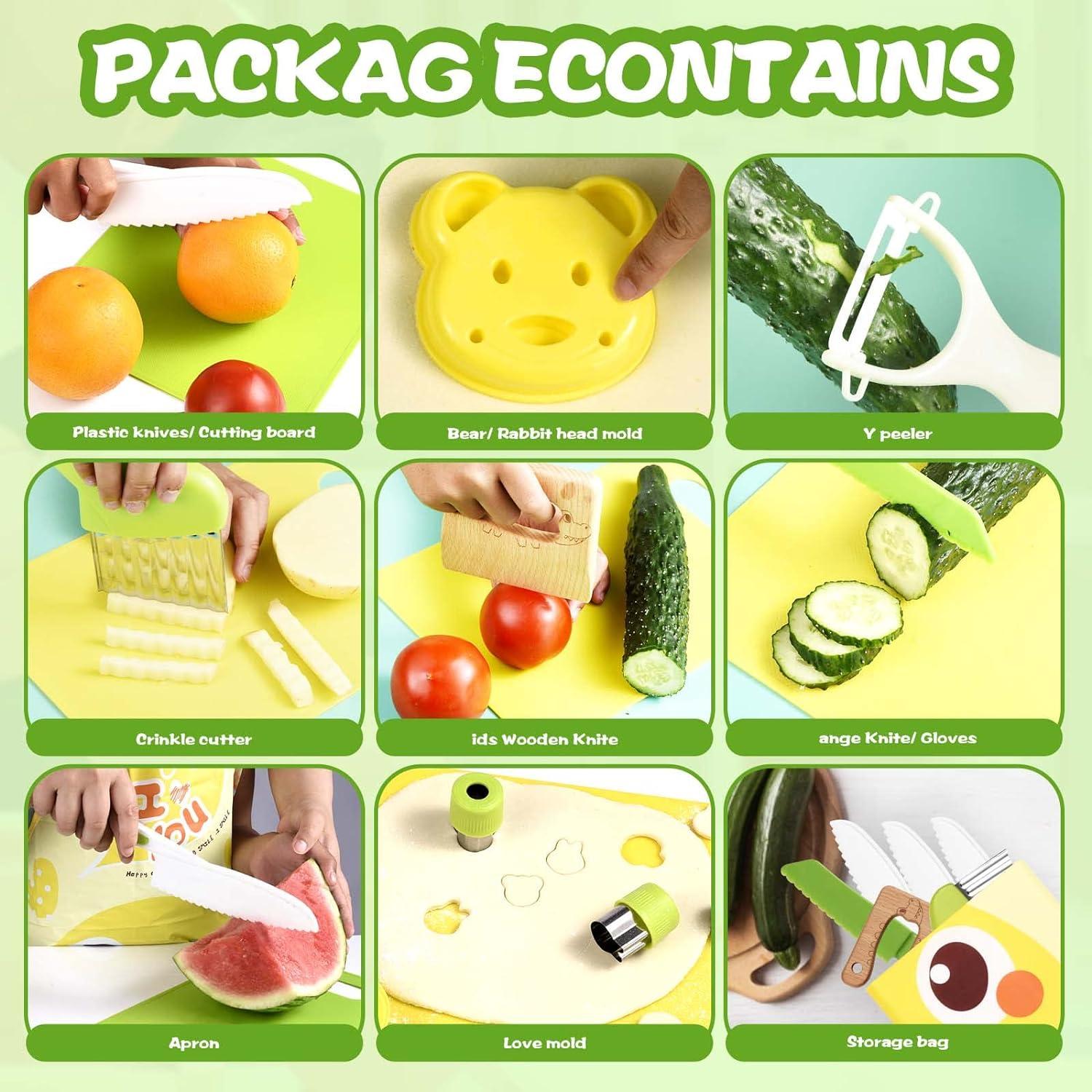 Set de Cocina Montessori 18 Piezas Acessorz para Niños