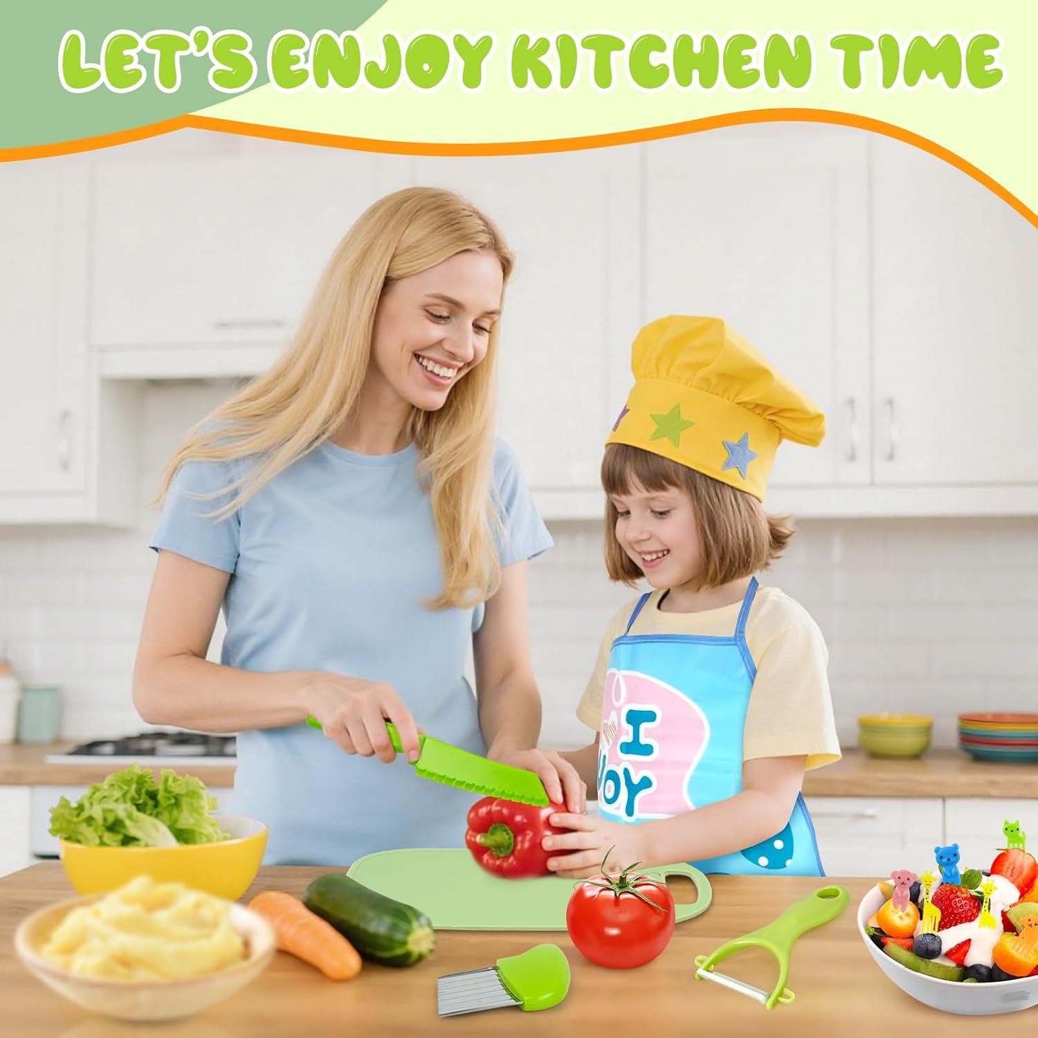 Juego de Cocina Montessori 19 Piezas AIXMEET para Niños