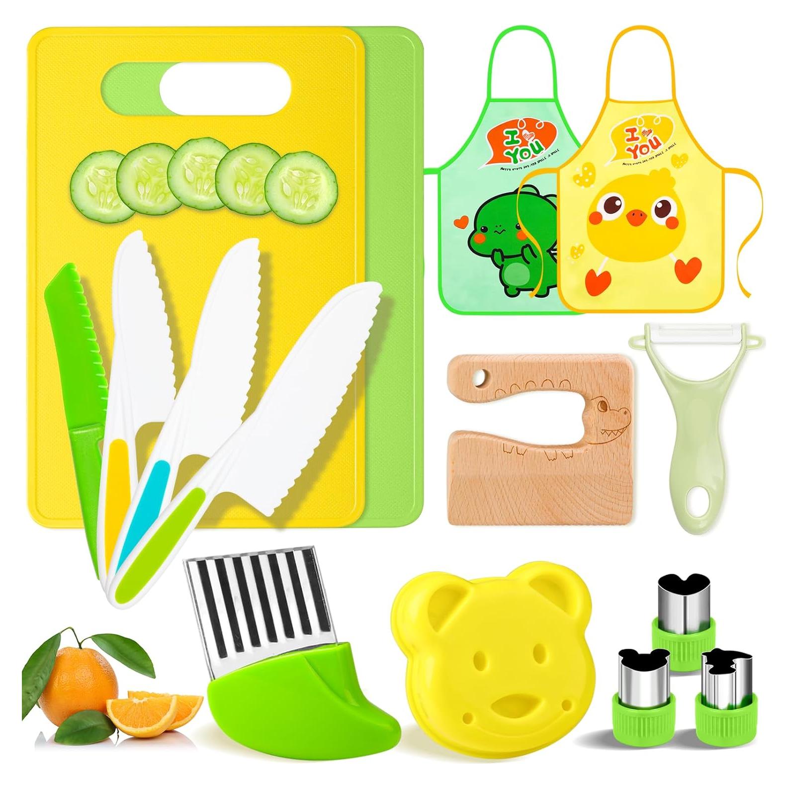 Juego de Herramientas de Cocina Montessori HAIMST 15 Piezas