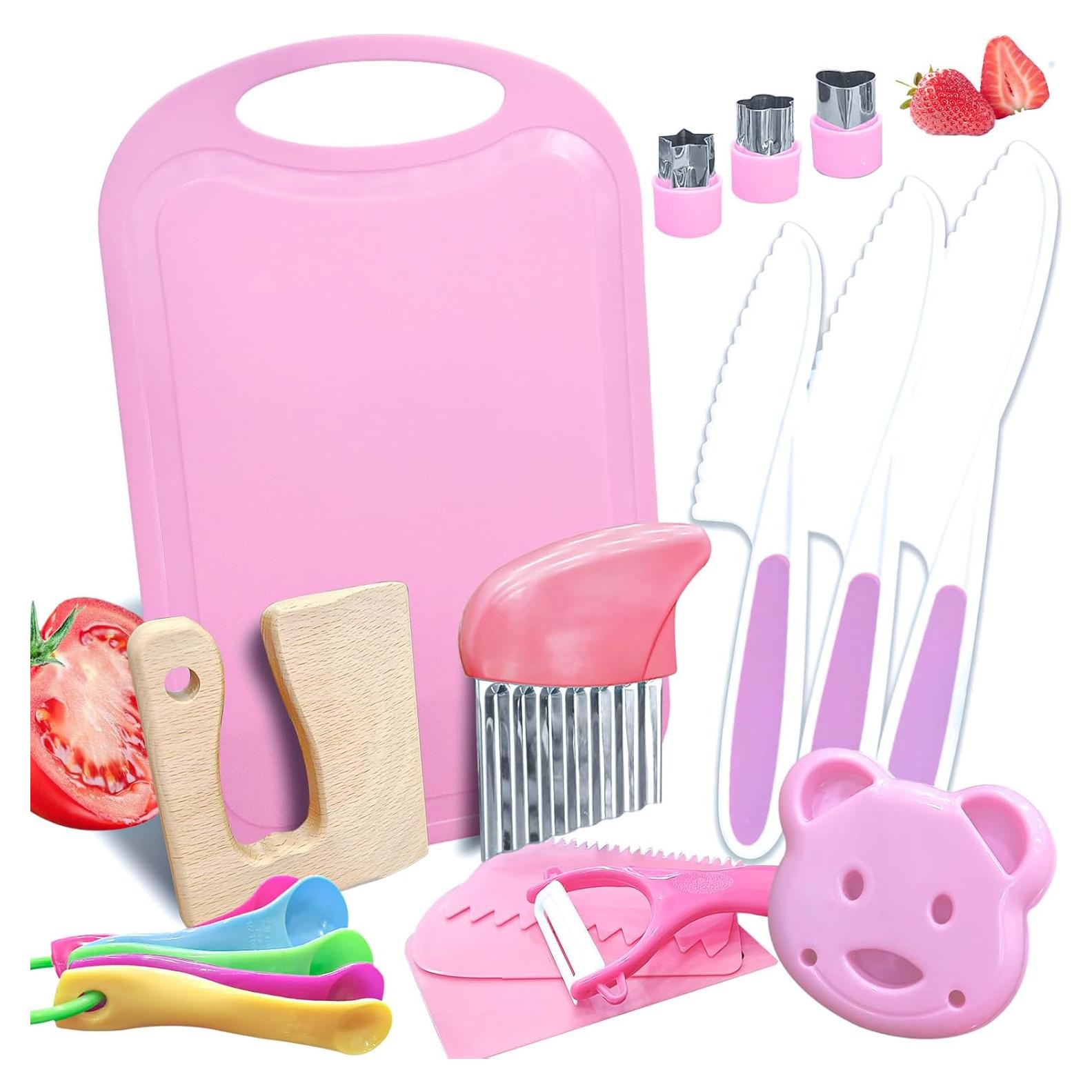 Juego de cocina Montessori OLRMA 19 piezas para niños