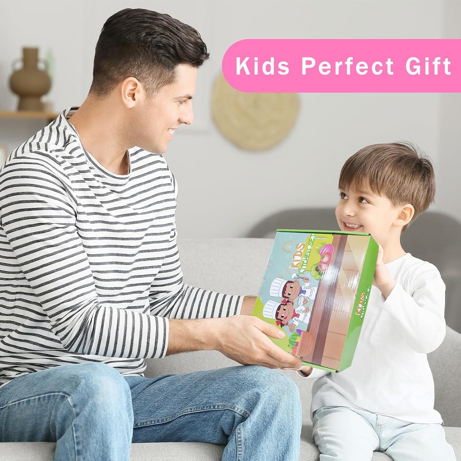 Juego de cocina Montessori OLRMA 19 piezas para niños