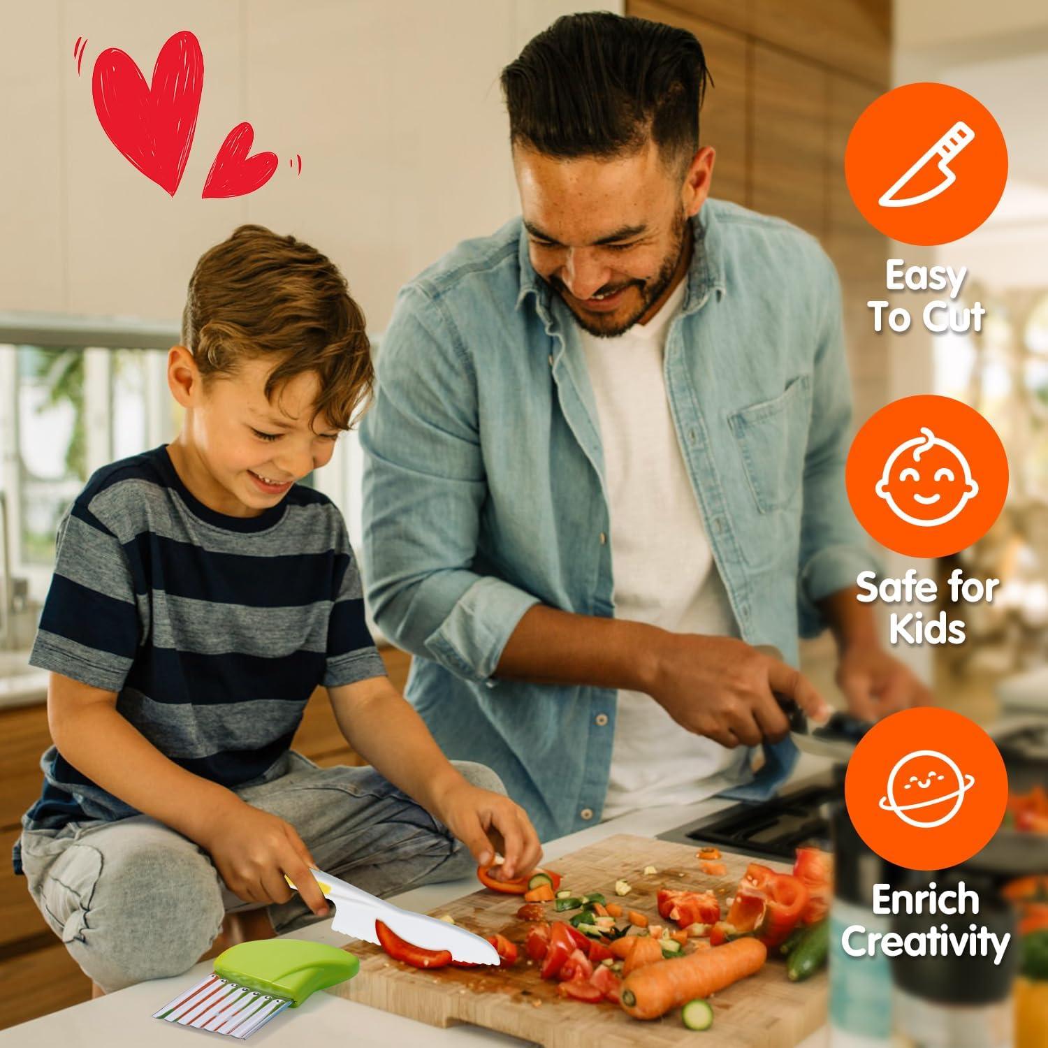 Juego de cuchillos seguros para niños Doiaz 29 piezas