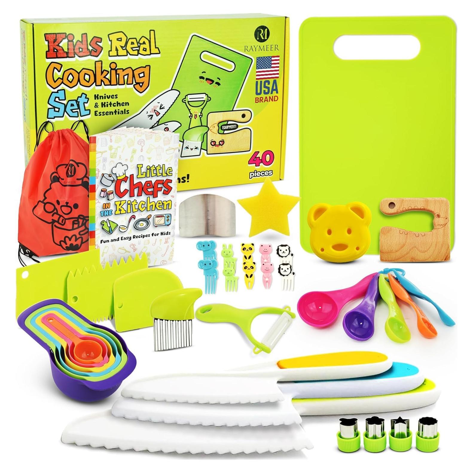 Juego de cocina Montessori para niños Raymeer 40 piezas