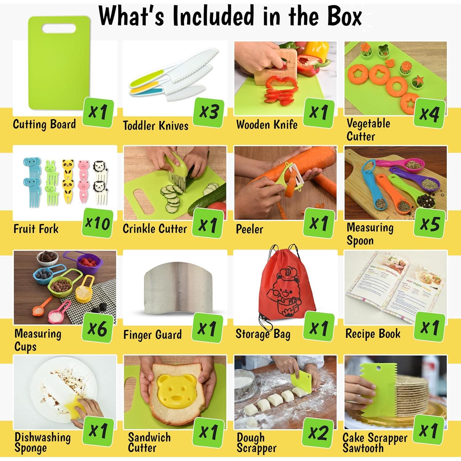 Juego de cocina Montessori para niños Raymeer 40 piezas