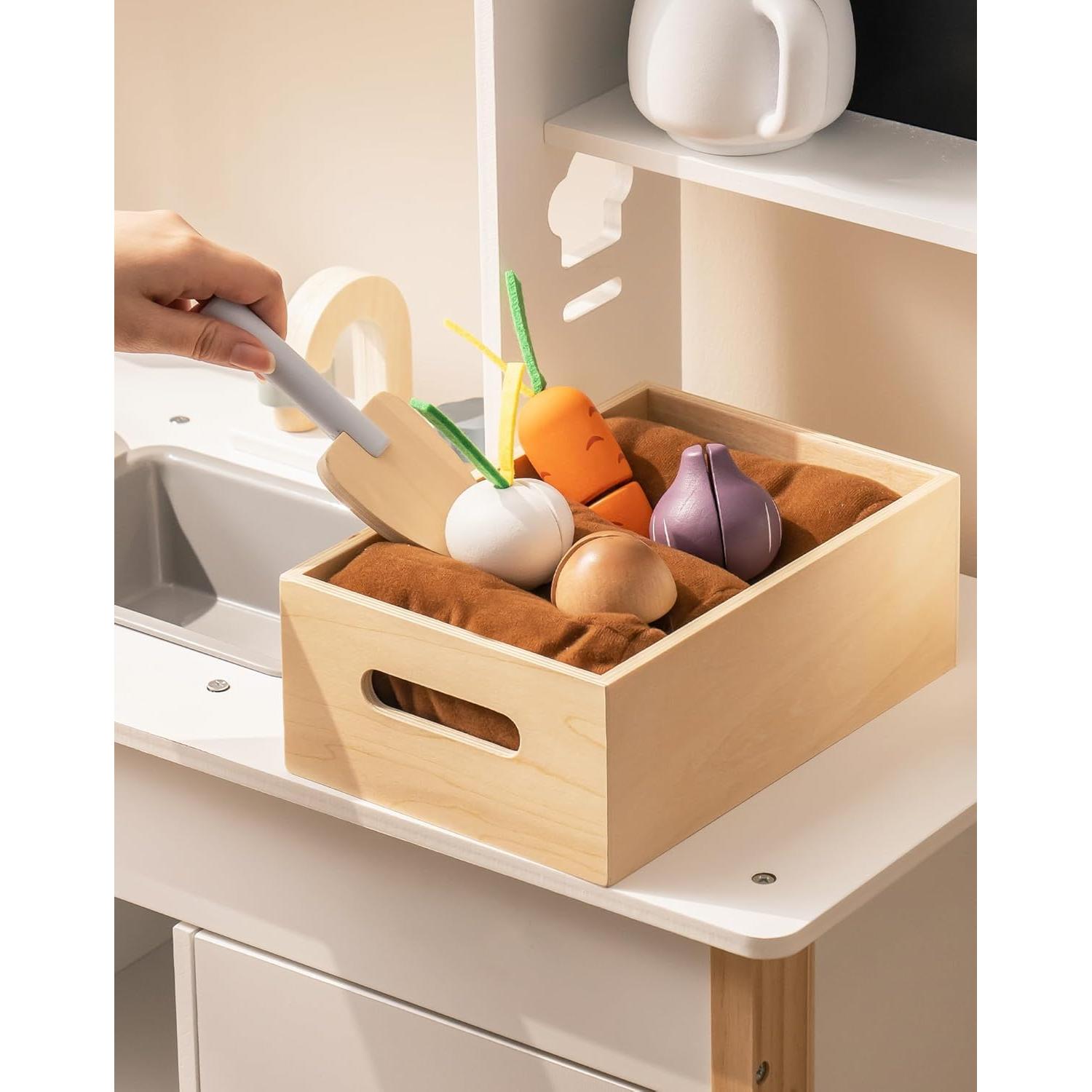 Cocina de Juguete de Madera ROBOTIME con Tostadora y Comida