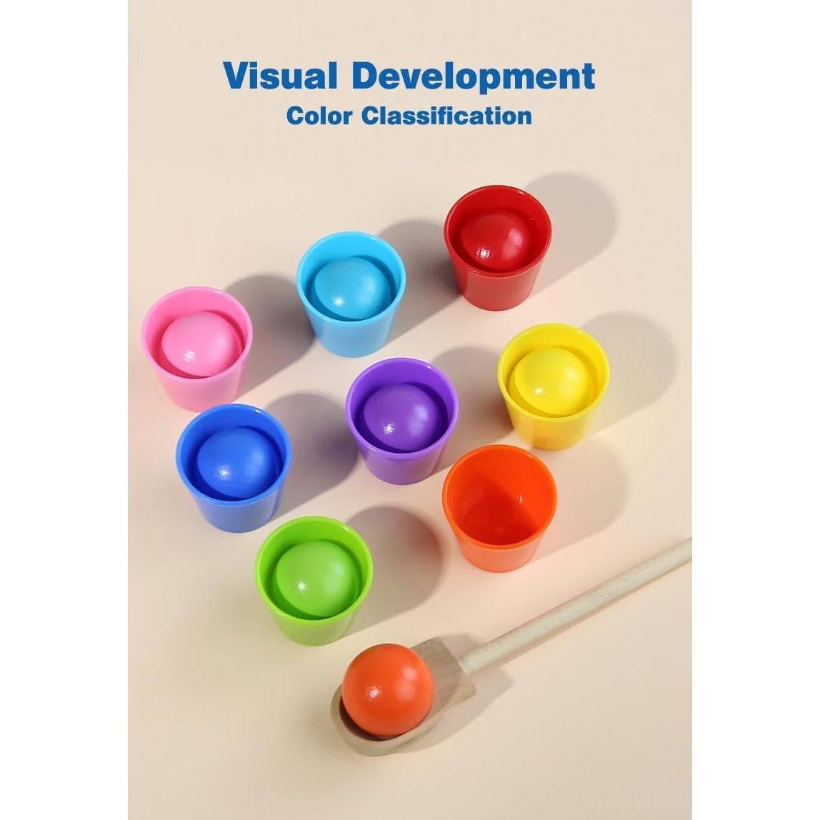 Juguete de Alimentación de Madera Montessori - Set de Comida 20x16.5 cm