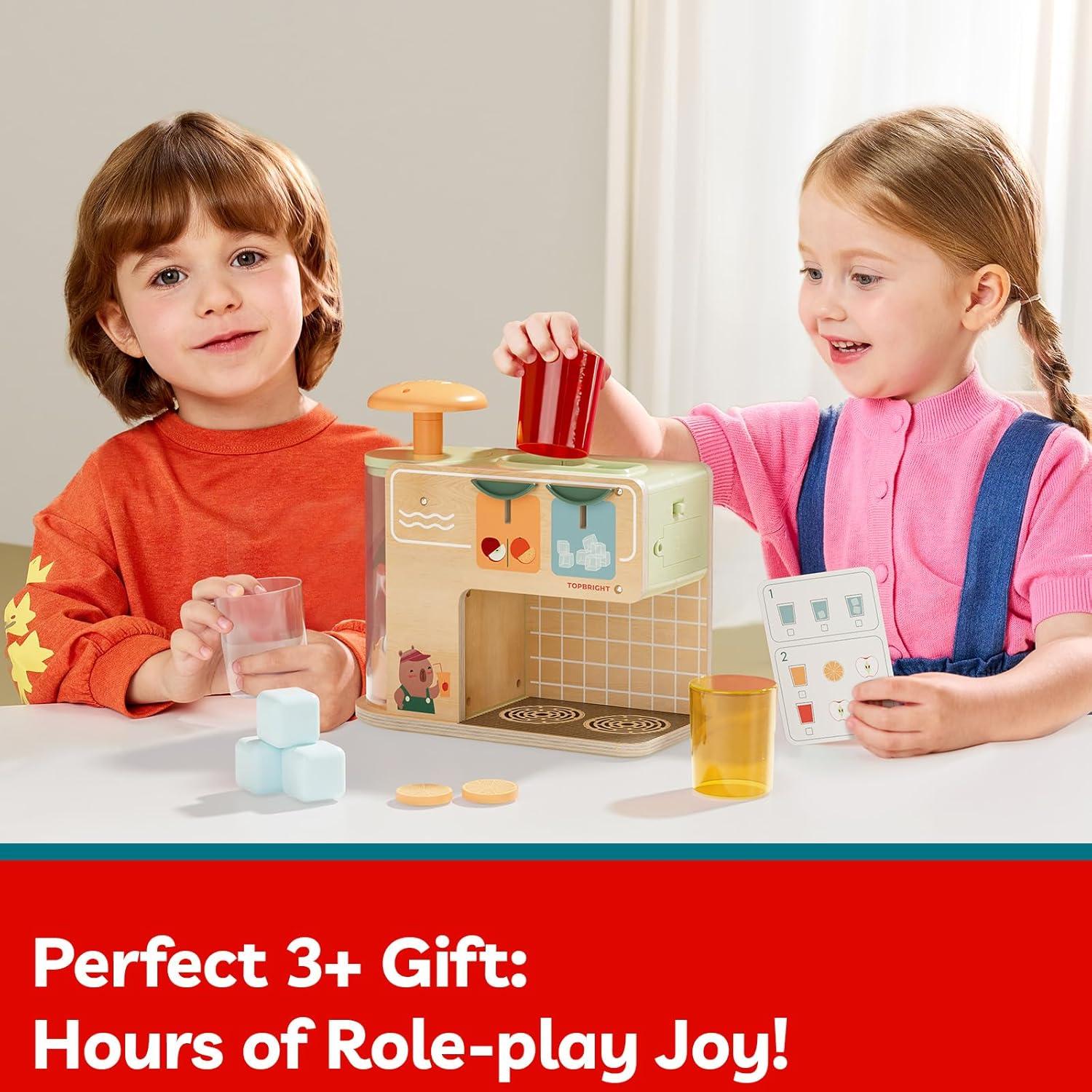 Dispensador de Bebidas de Madera TOP BRIGHT con Accesorios