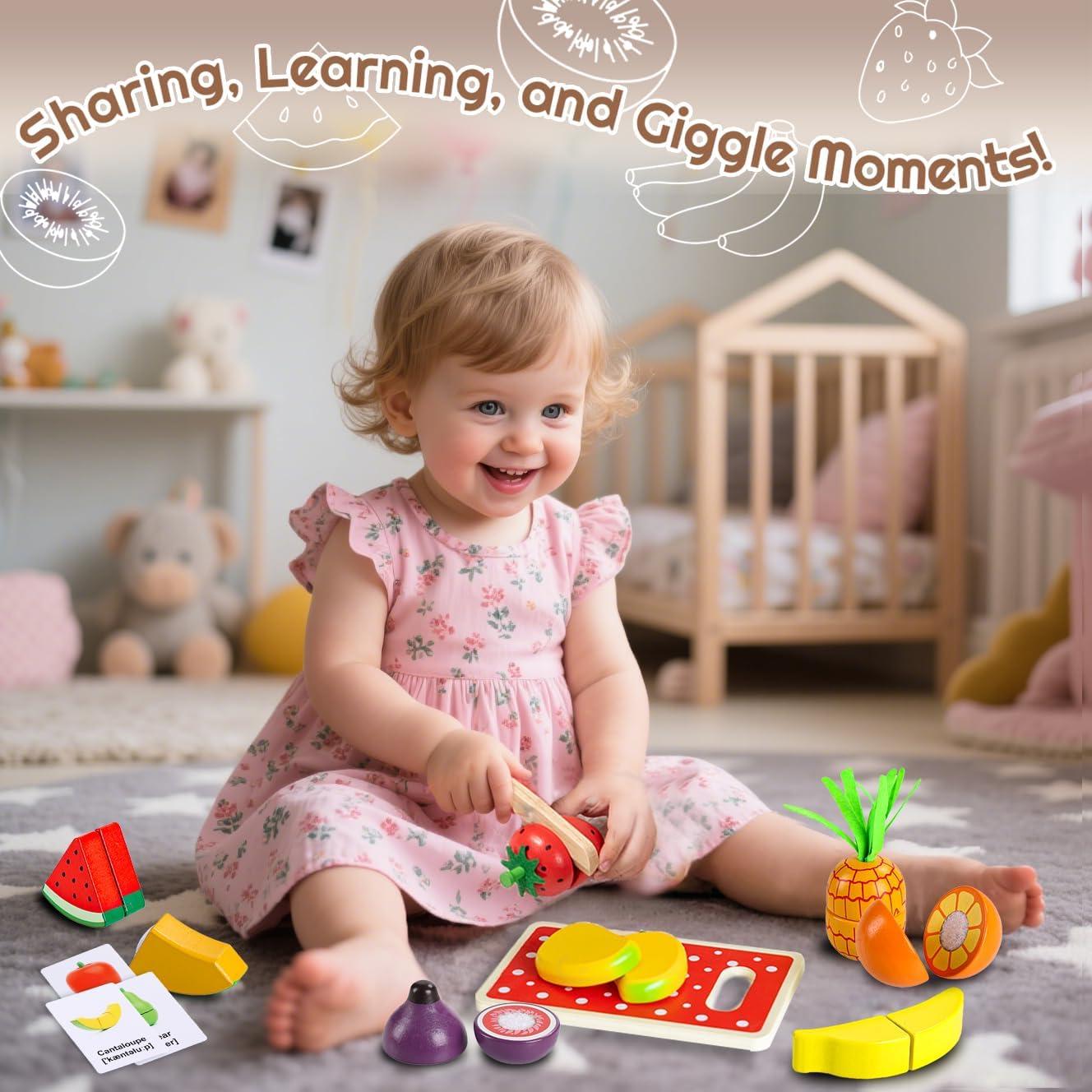 Juego de Comida de Madera 35 Piezas Zhejiang Yourun para Niños 3+