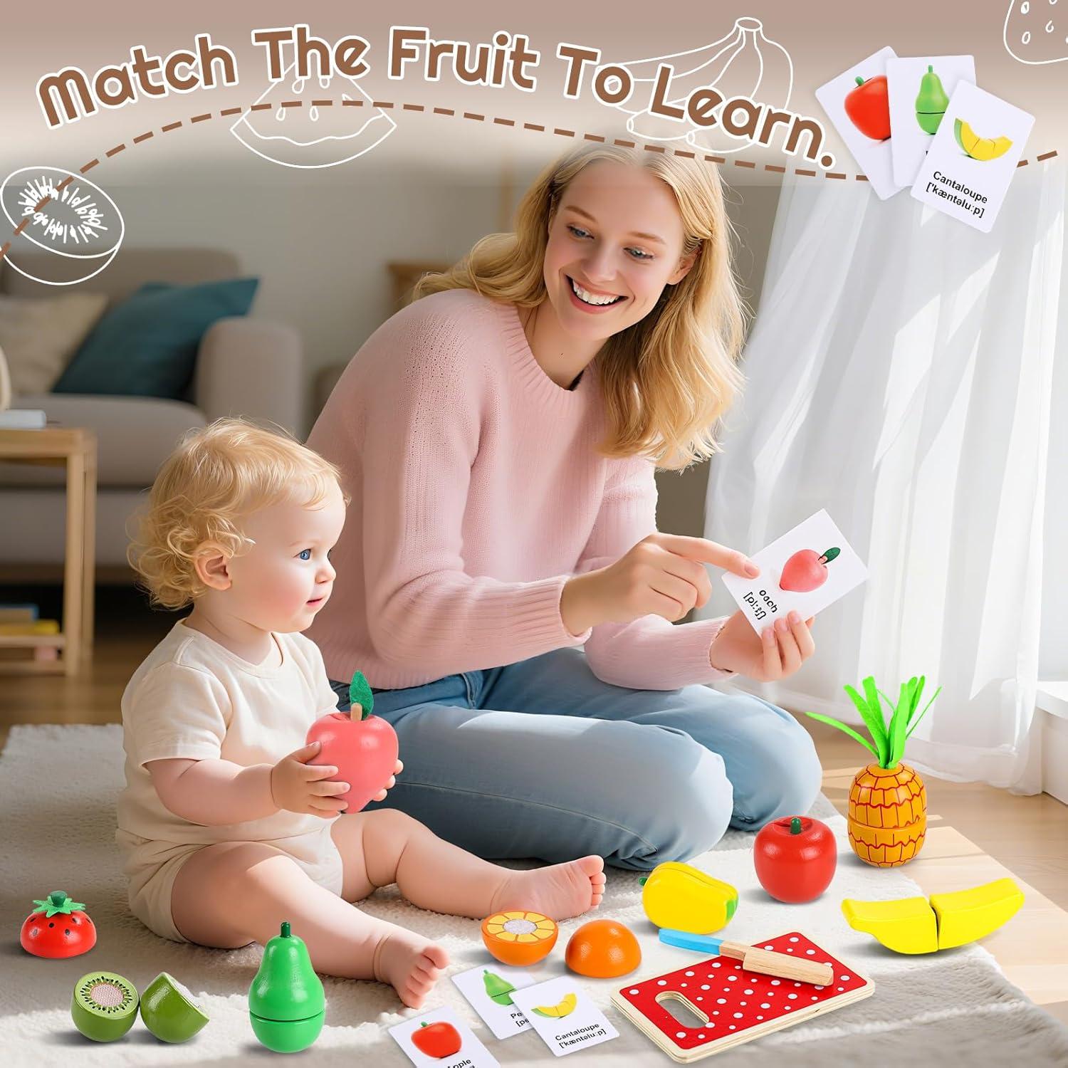 Juego de Comida de Madera 35 Piezas Zhejiang Yourun para Niños 3+