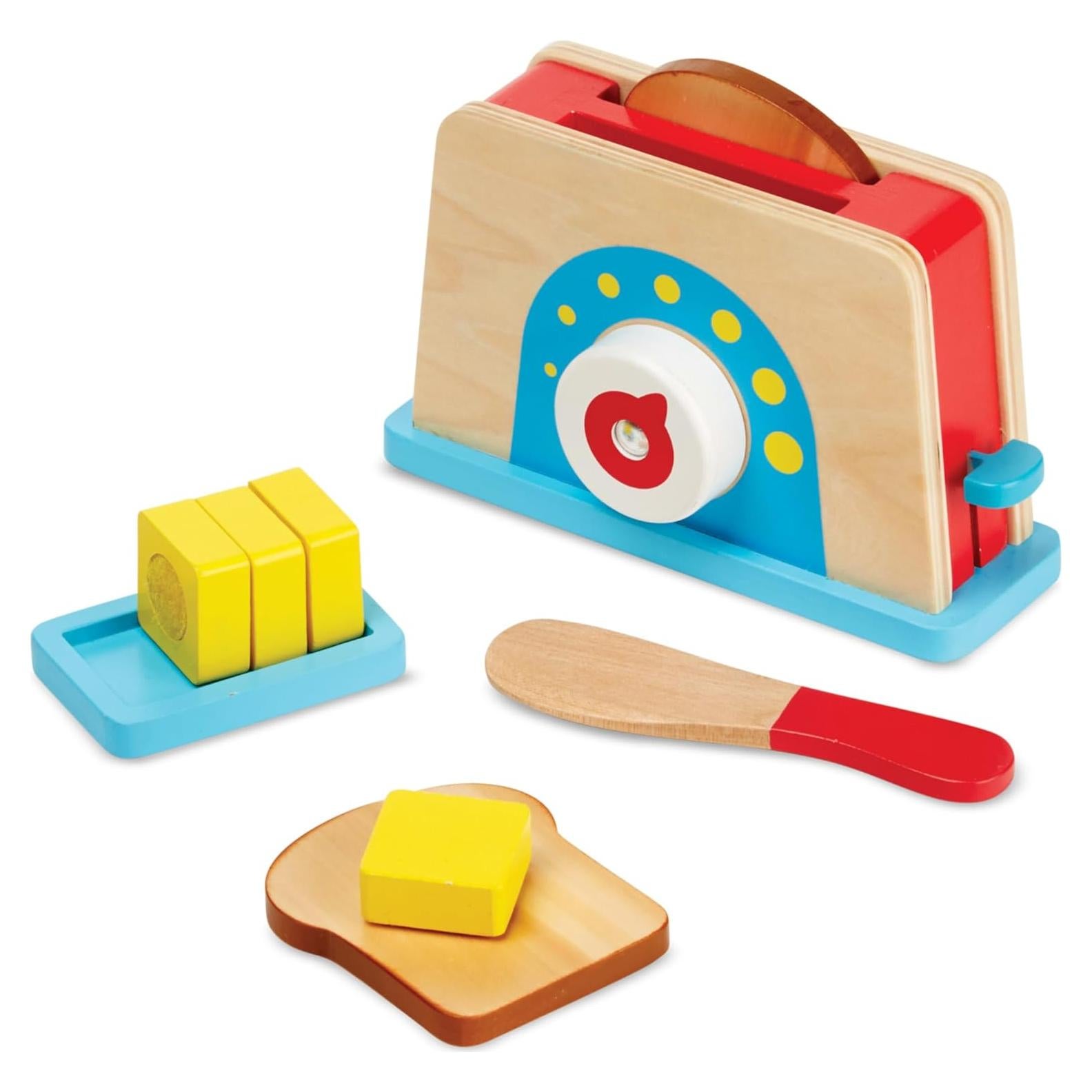 Juego de Tostadora de Pan y Mantequilla Melissa & Doug - 9 Piezas