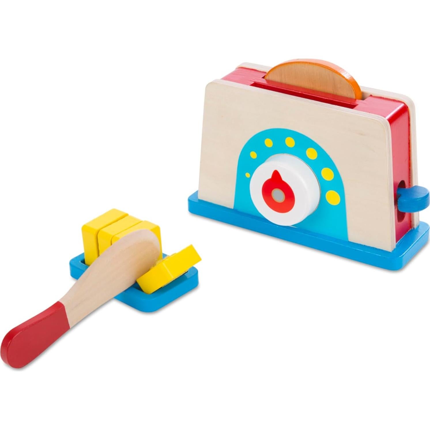 Juego de Tostadora de Pan y Mantequilla Melissa & Doug - 9 Piezas