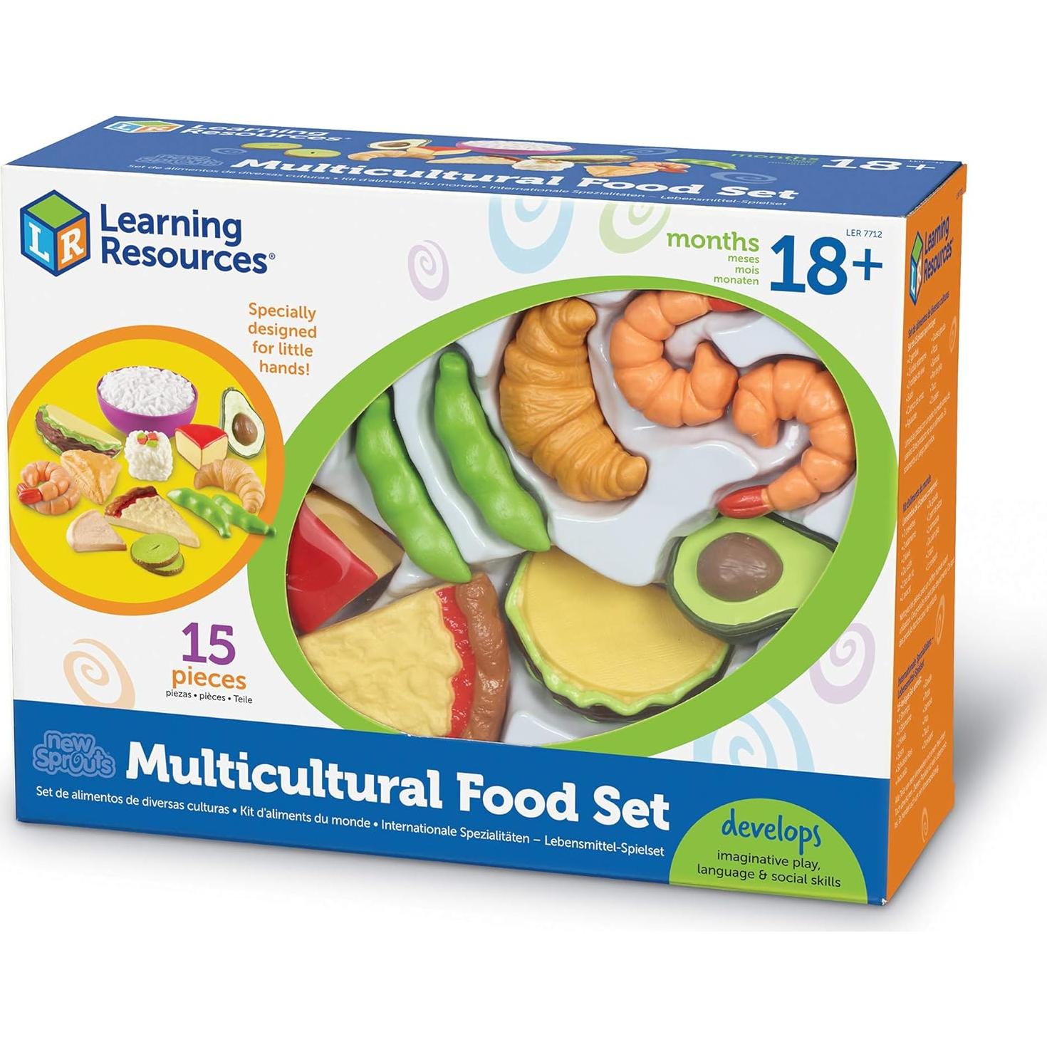 Conjunto de Comida Multicultural Learning Resources - 15 Piezas