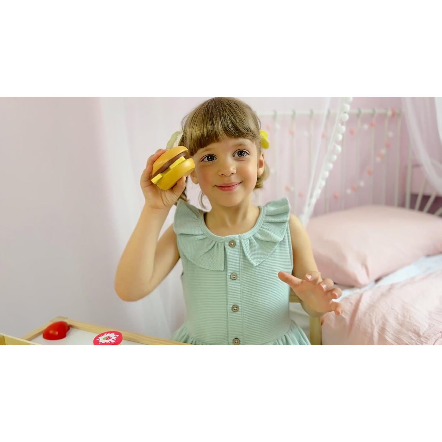 Juego de Comida de Madera 25 Piezas Smart Value Toys