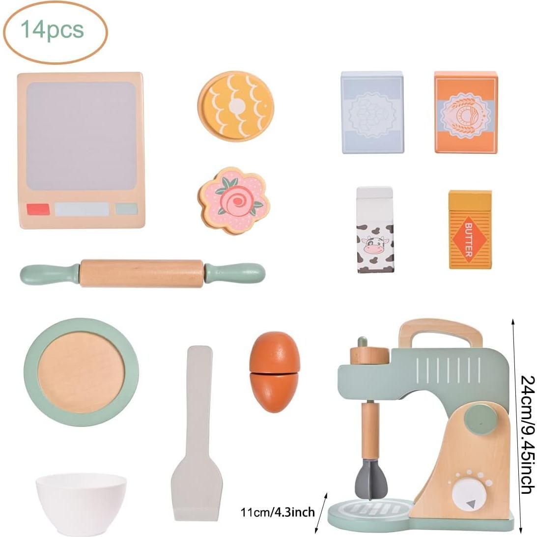 Conjunto de Cocina de Juguete Madera MONT PLEASANT Batidora