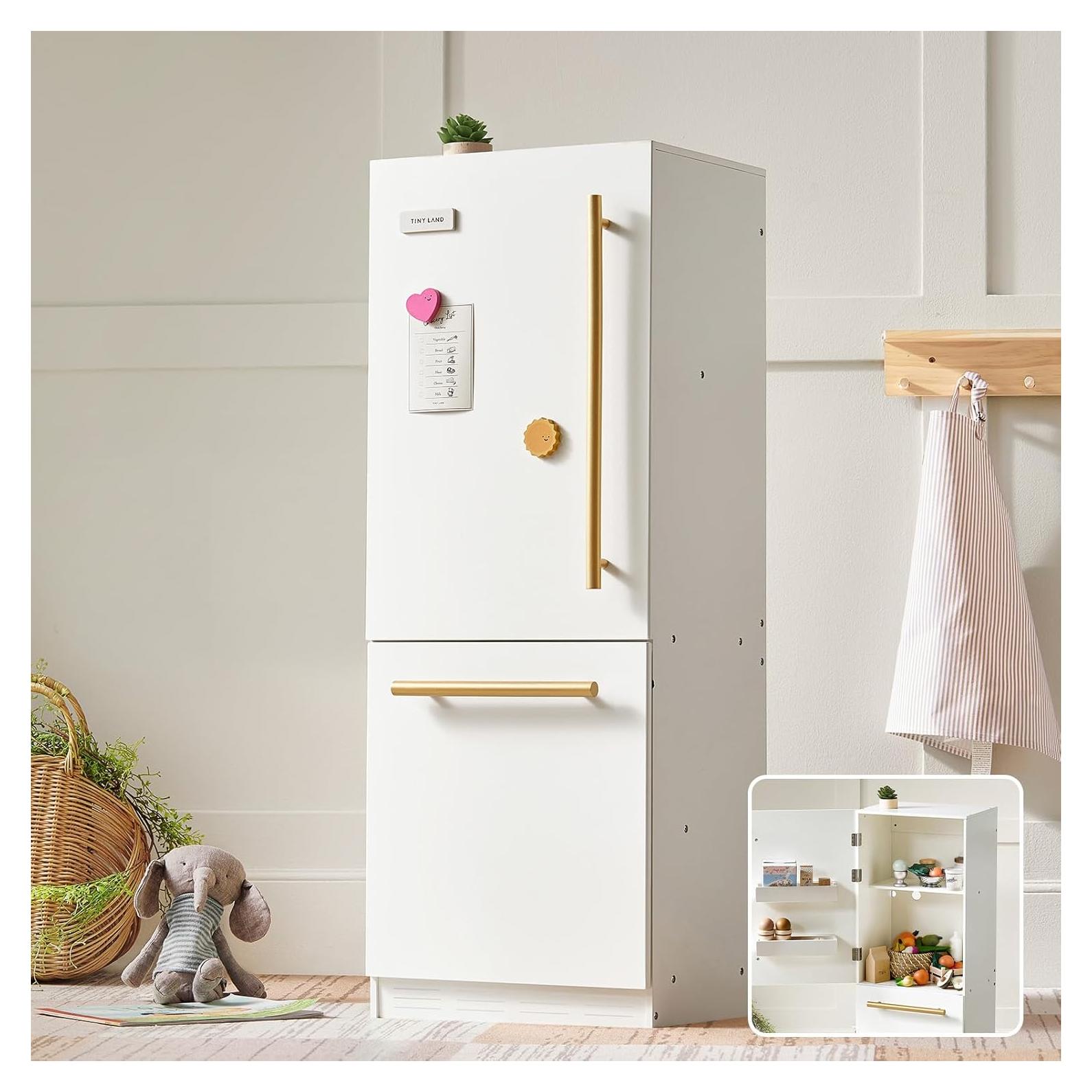 Frigorífico de Juguete de Madera Tiny Land 101.5 cm Seguro