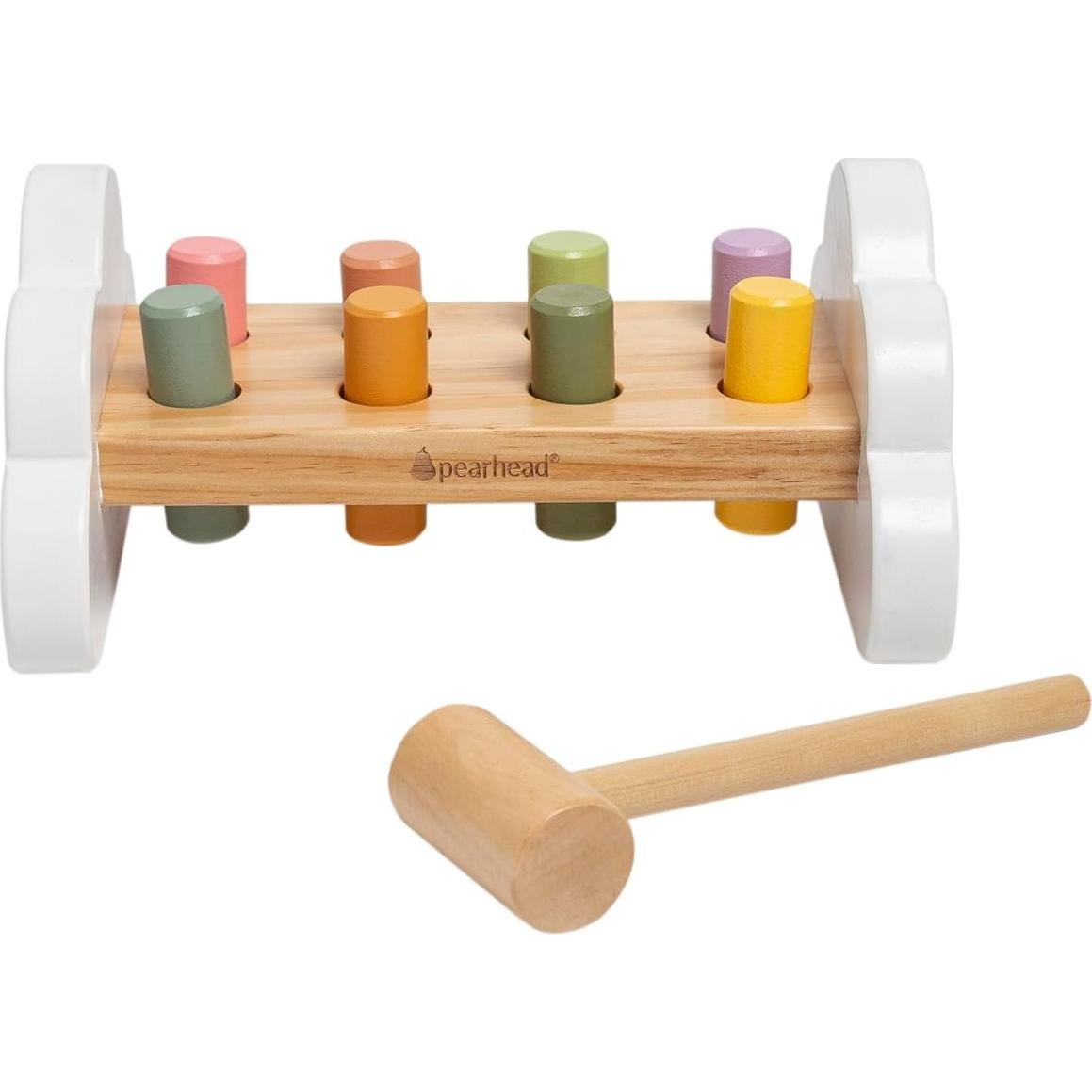 Banco de Martillo Montessori Pearhead - Juguete de Madera 12m+